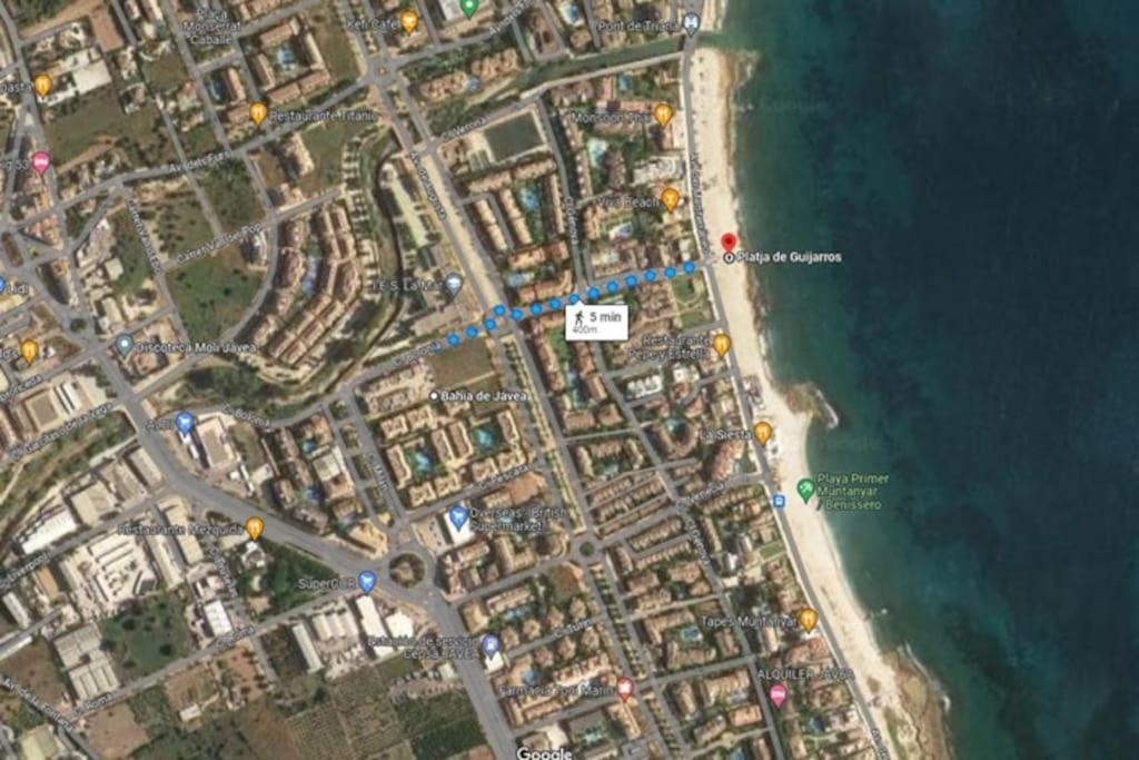 Javea Beach Blue House Eksteriør billede